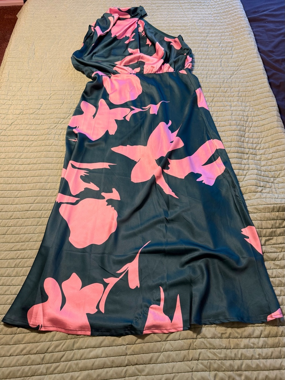 Petal and Pup Anabelle Halter Neck Midi Dress